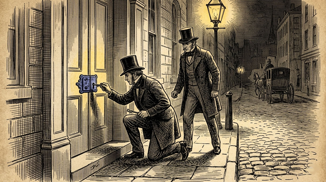 1831 City Bank of New York  first US bank robbery sketch